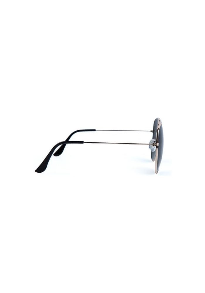 DAISO Tear Drop Metal Sunglasses - Silver - Image 3